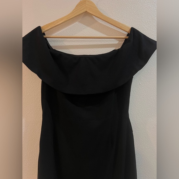 Aritzia Ruslan off the shoulder black dress - Picture 6 of 8